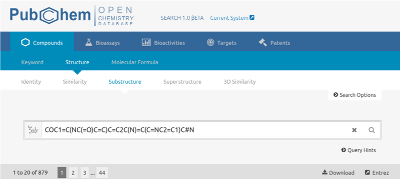 Triagem Virtual - PubChem